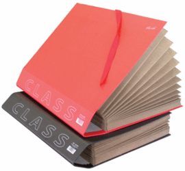 CARPETA 4º FUELLE CARTON FORRADO GELTEX A-Z/1-31 B