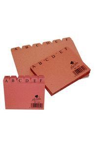 INDICE FICHEROS CARTON CUERO A-Z (150X100 MM) Nº 3