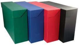 CAJA TRANSFERENCIA FOLIO DOBLE LOMO CARTON FORRADO