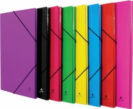 CARPETA Fº GOMAS SOLAPA CARTON FORRADO MERIDA SURT