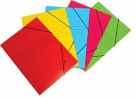 CARPETA Fº GOMAS SOLAPA CARTON 500GR SURTIDAS