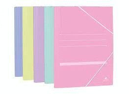 CARPETA FOLIO SOLAPA COLORES PASTELES SURTIDOS