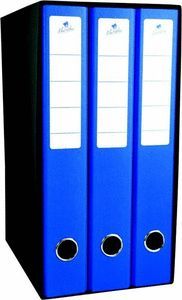 MODULO CARPETA GELTEX 4 ARCHIVADORES NEGRO