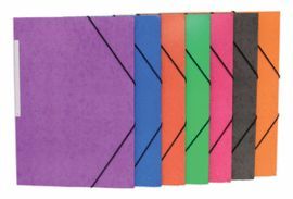 CARPETA CARTON FOLIO GOMA SOLAPA COLORES SURTIDO