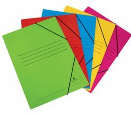 CARPETA CUARTO GOMA SOLAPA SURTIDO
