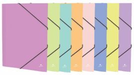 CARPETA MARIOLA FOLIO GOMA SOLAPA PASTEL SURTIDAS