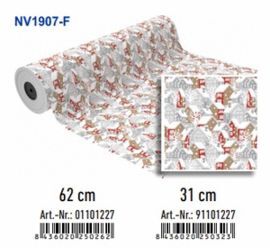 PAPEL REGALO NAVIDAD BOBINA 62 CM NV1907-F