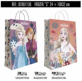 BOLSA REGALO PAPEL FROZEN DISNEY 10X24X32 ASA RETO