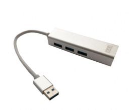 HUB USB 3.0 3 PUERTOS USB3.0 + ETHERNET 3GO 1PTO H