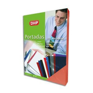 PORTADA PVC 0.18 MM TRANSPARENTE A4 18 ROJO P/25