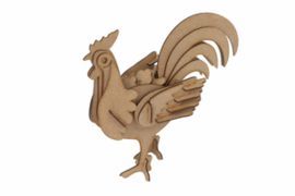 MAQUETA GALLO 3D 2PL D3