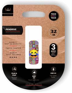 PENDRIVE 32 GB CLIPTECH EMOJI MEPARTO
