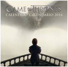 CALENDARIO 12 MESES 2016 GAME OF THRONES