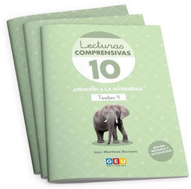 PACK 3º LECTURAS COMPRENSIVAS 10 11 12 + ORGANIZ.S