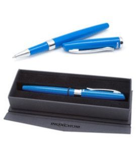 JUEGO BOLIGRAFO Y ROLER PRIME AZUL