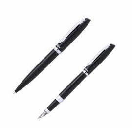 JUEGO BOLIGRAFO Y PLUMA PRIME NEGRO