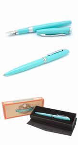 JUEGO BOLIGRAFO Y PLUMA PRIME VINTAGE TURQUOISE