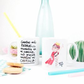 TAZA DE CERAMICA PEDRITA PIEDRAS