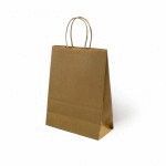 BOLSA KRAFT M 27+12X37 NATURAL VERJURADO