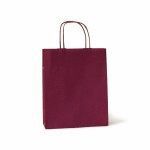 BOLSA KRAFT S 24+10X32 ROJO