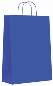 BOLSA CELULOSA AZUL S 24+10X32