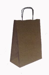 BOLSA KRAFT S 24+10X32 NATURAL LISO