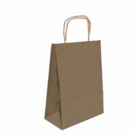 BOLSA KRAFT M 27+12X37 NATURAL LISO