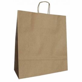 BOLSA KRAFT L 32+14X40 NATURAL LISO