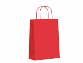 BOLSA CELULOSA XS 18+8X24 ROJO