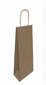 BOLSA KRAFT BOT 18+8X39 NATURAL LISO