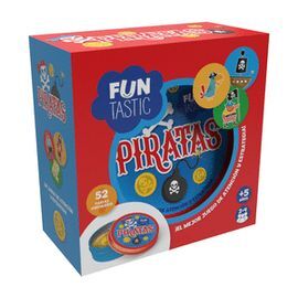 CARTAS REDONDAS FUNTASTIC - PIRATAS CON CAJA
