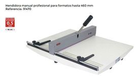 HENDEDORA MANUAL 460 DC PARA FORMATOS HASTA 460MM