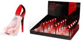 EXPOSITOR 14 FRAGANCIAS MINI TACON LADY SECRET RED