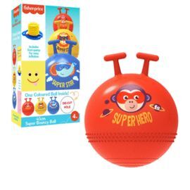 JUEGO SALTADOR ROJO 42CM CON HINCHADOR