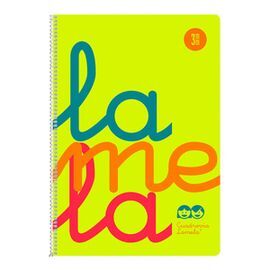BLOC ESPIRAL FOLIO 80H 90GR CUADROVIA 3MM PLASTIC