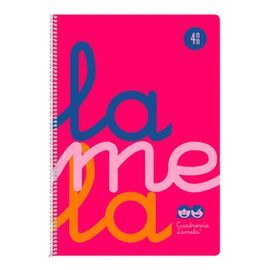 BLOC ESPIRAL FOLIO 80H 90GR CUADROVIA 4MM PLASTIC