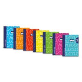 BLOC 4º PP FLUOR PP CUADROVIA 3MM SURTIDO 6 COLORE
