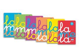 BLOC CUARTO FLUOR PP CUADROVIA 4MM SURTIDO 6 COLOR