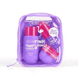 SET DE VIAJE PINK FLAMINGO (BODY MIST + GEL + BODY
