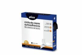 CREMALLERA TEXTIL AUTOADHESIVA 25M/NEGRO