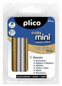 BARRA SILICONA 22U MINI PURPURINA 8MM DIAMETRO