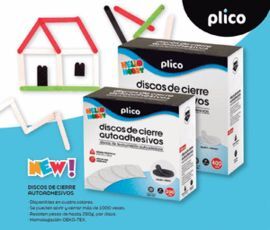 DISCOS CIERRE TEXTIL NEGROS AUTOADHESIVOS 20 MM 20
