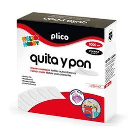 QUITA Y PON MINI CIERRES TEXTILES AUTOADHESIVO 100