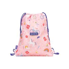 SACO INFANTIL ARCOIRIS RUBIO