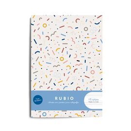 LIBRETA A5 80GR PAUTA MONTESSORI 3,5MM RUBIO