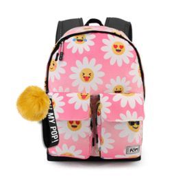 MOCHILA CON 2 BOLSILLOS FRONTALES OH MY POP  HAPPY
