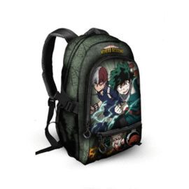 MOCHILA DOBLE ESCOLAR MY HERO ACADEMIA DIBUJO
