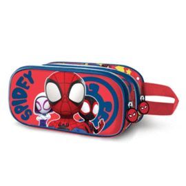 ESTUCHE PORTATODO DOBLE 3D SPIDERMAN GANG