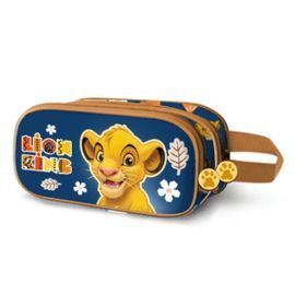 ESTUCHE PORTATODO DOBLE 3D EL REY LEON LITTLE FACE