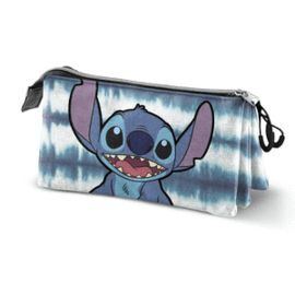 ESTUCHE PORTATODO TRIPLE ECO LILO Y STITCH MODERN